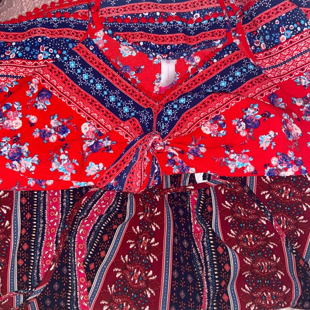 Spaghetti strap blouse bundle